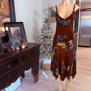 BALI/Hawaiian Batique Clothing Line : TROPICAL TANTRUM MIDI SLEEVELESS DR.